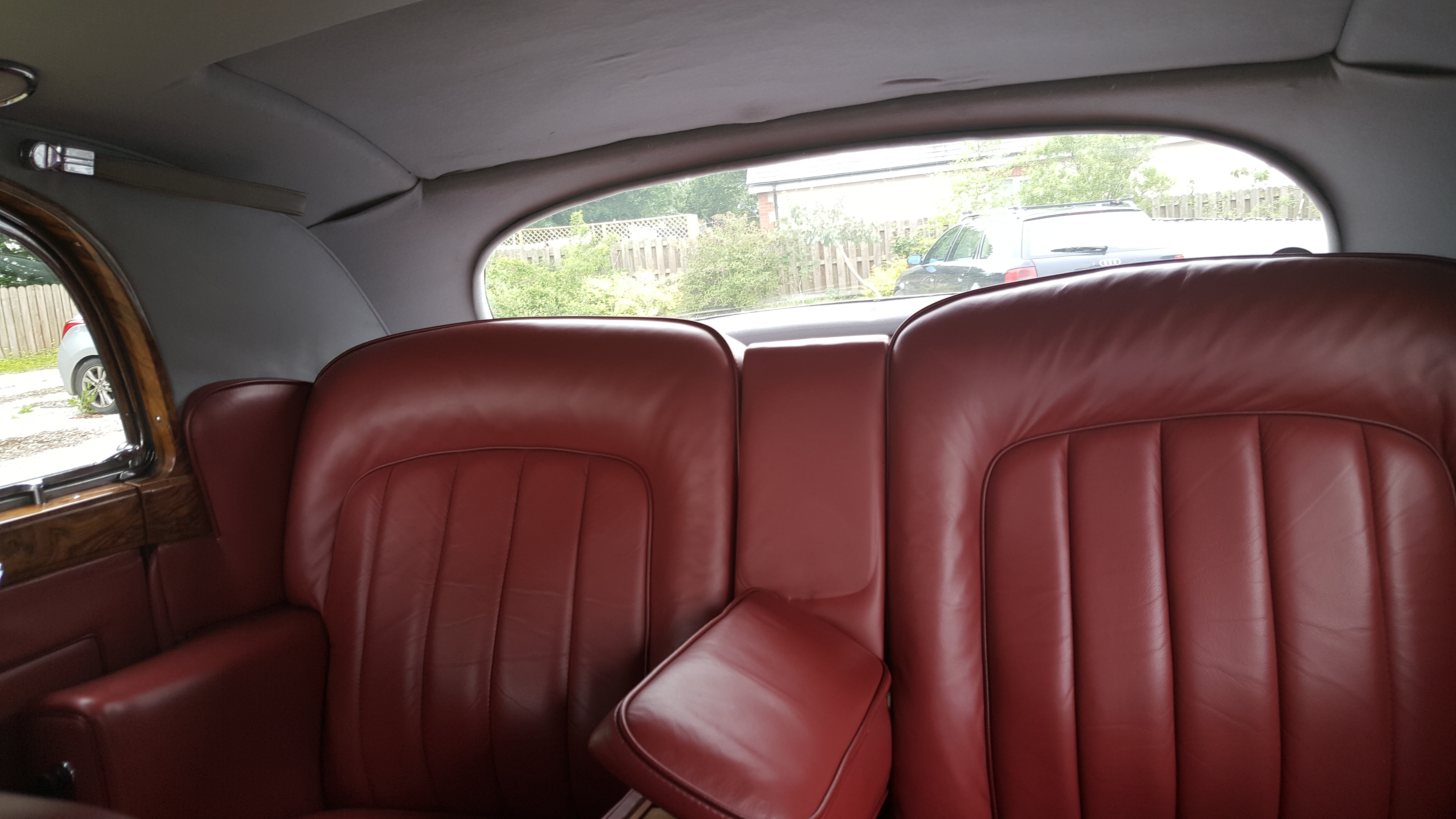 luxury seating in rear cabin
